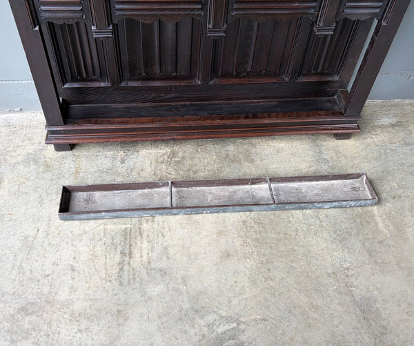 Antique French Gothic Hall Tree/Hall Stand/Coat/Hat Rack in Solid Chestnut Wood