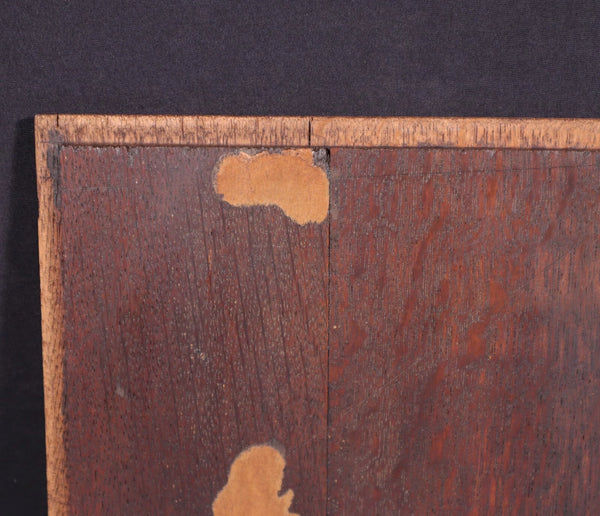 Antique French Solid Oak Highly Carved Panel with Portrait Carving Late 1800's