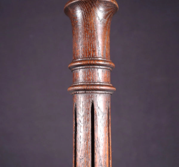 39" Pair of French Antique Solid Oak Wood Posts/Pillars/Trim Salvage