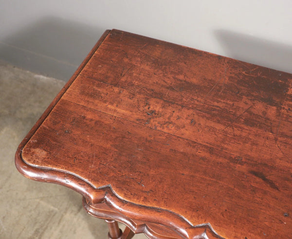 Antique French Petrin (Dough Box) in Highly Carved Solid Walnut and Pine Wood