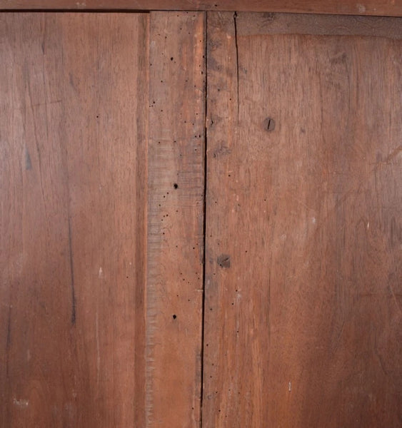 88" Wide Antique French Panel/King Size Headboard in Solid Walnut w/Knight