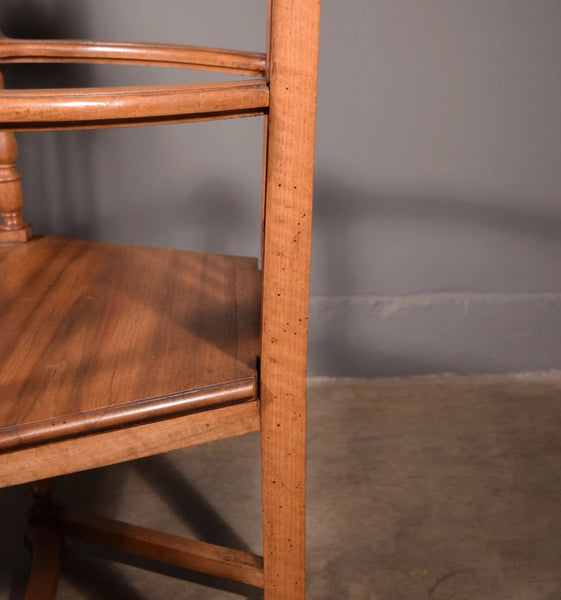 Pair of Antique Renaissance Revival Arm Chairs Solid Walnut Hand Carved Jesters