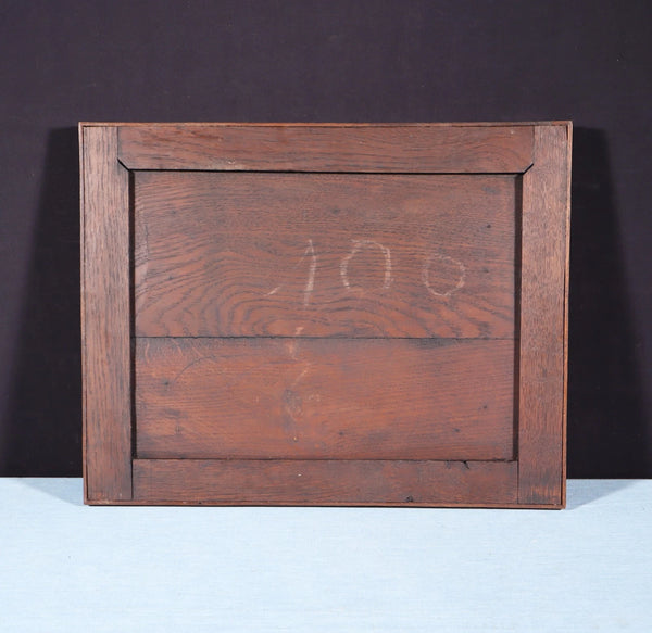 Antique French Oak Louis XVI Panel Highly Carved Arts Theme Painter's Pallet
