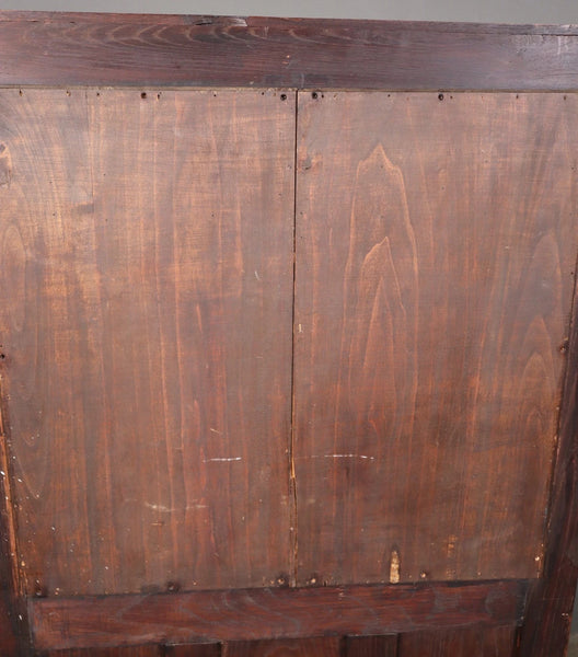 Antique French Gothic Revival Cabinet/Bar Cabinet in Highly Carved Chestnut Wood