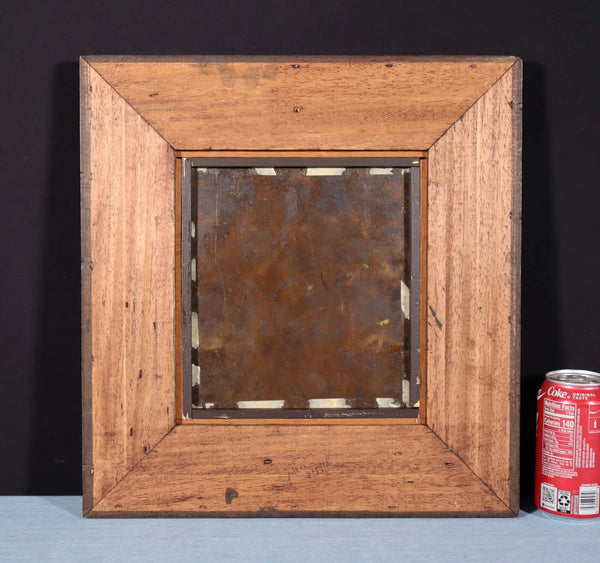 Antique Framed Oil on Copper Painting of The Shroud Of Turin/Holy Shroud/Jesus