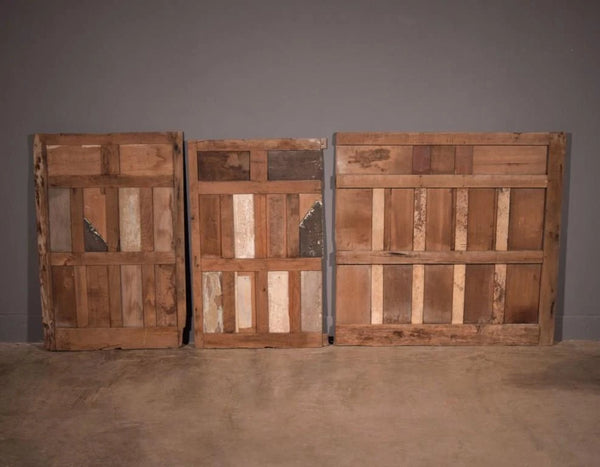 33 Feet Antique French Solid Oak Wood Boiserie/Paneling/ Wainscoting Early 1800's