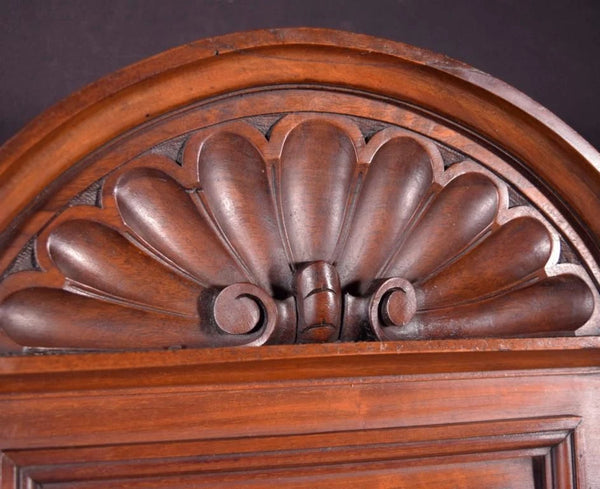 29" French Antique Crest/Pediment/Crown in Carved Walnut and Rosewood