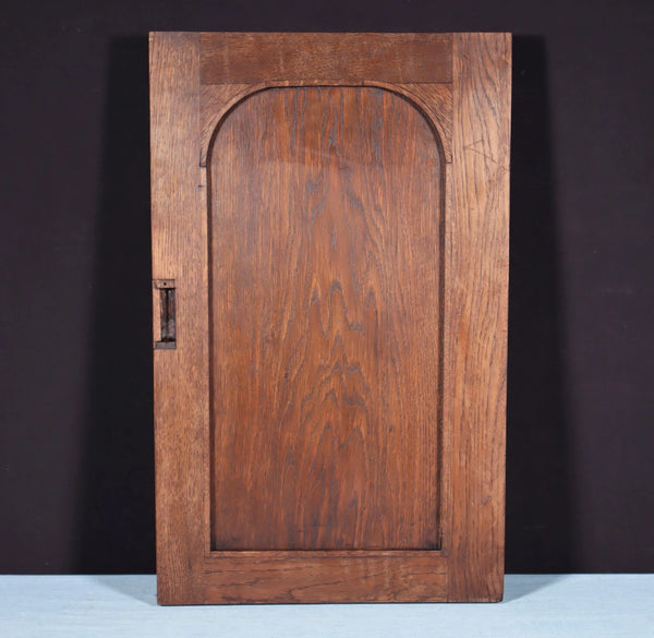 24" Tall Antique French Solid Oak Wood Louis XVI Panel Highly Carved