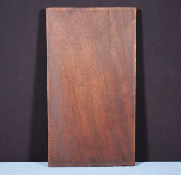17" Tall French Antique Solid Walnut Wood Highly Carved Panel Salvage