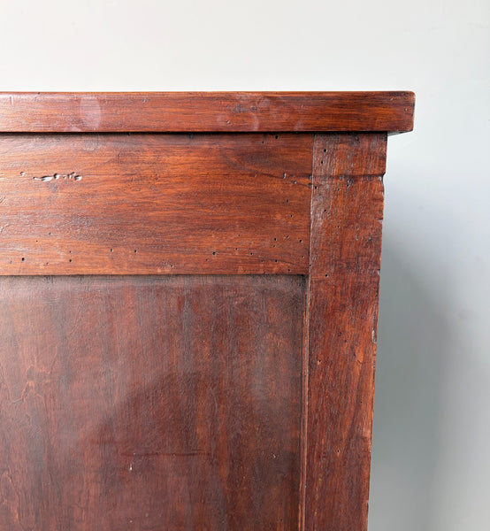Antique French Gothic Solid Walnut Night Stand/Cabinet With Detailed Carvings
