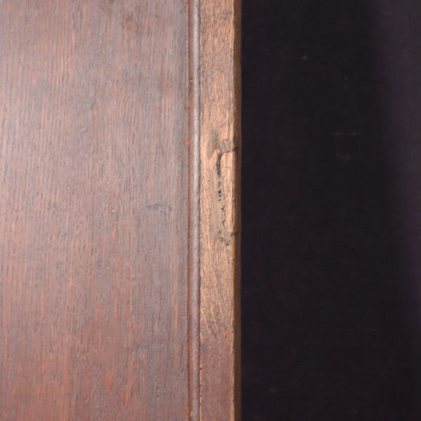 24" Tall French Antique Solid Oak Panel Highly Carved Hunting Theme with Fish