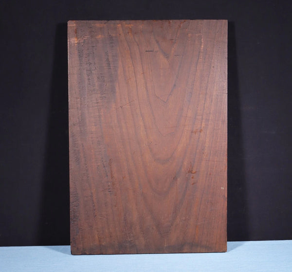25" Tall Antique French Highly Carved Breton Panel in Solid Chestnut Wood
