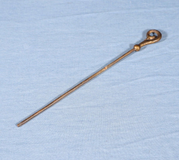 12" Antique Carved/Painted Pine Wood Statue/Sculpture St. Nicholas Late 1800's