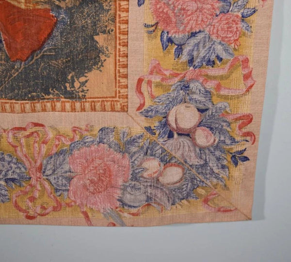 8 Foot Wide Vintage French Hanging Tapestry After Francoise Boucher's "The Nest"