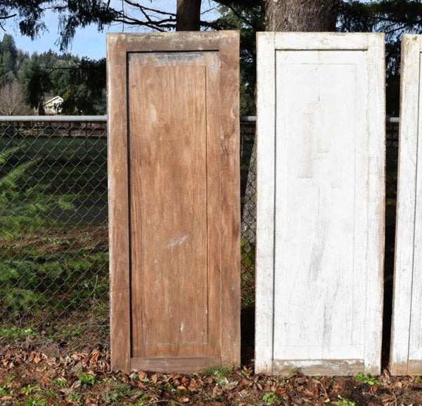 78" Tall Set of 10 Rustic Painted Antique Boiserie/Panels-in Solid Wood