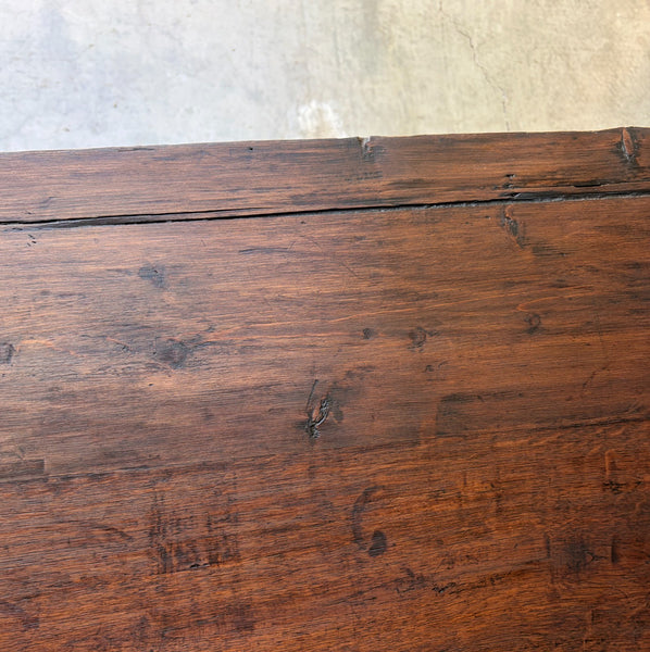 1700's Antique French Renaissance Sideboard in Solid Wood Oak Highly Carved