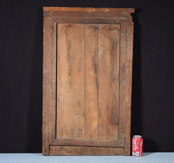 Vintage Framed Oil on Panel Painting of St Francis with Cat by Paul Bruylant