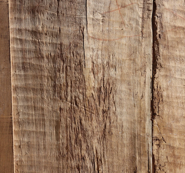 89" Tall Antique French Solid Walnut and Oak w/Crucifix Christian Altar Panel