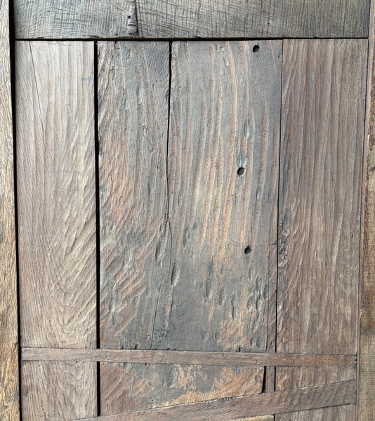 Late 1700's Antique French Gothic Throne Chair Bench/Settee/Chair Carved Oak