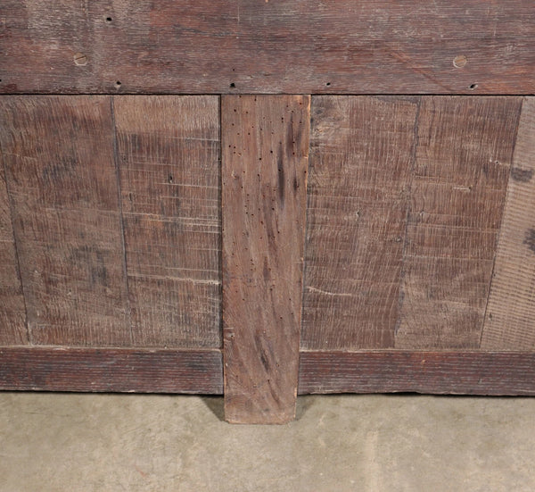 Antique French Renaissance Oak Wood Bench/Settee/Storage Bench with Lions