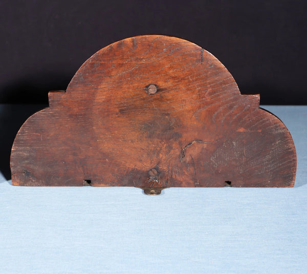 Pair of Large French Antique Lion Wall Sconces/Shelves in Solid Oak and Chestnut