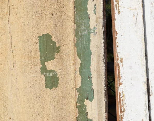 78" Tall Set of 10 Rustic Painted Antique Boiserie/Panels-in Solid Wood