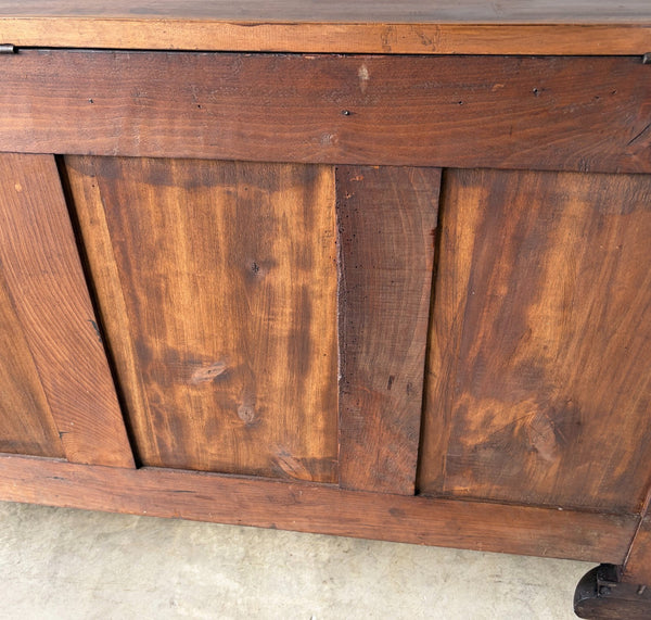 Antique French Renaissance Chest/Trunk/Sideboard Solid Walnut Detailed Carvings