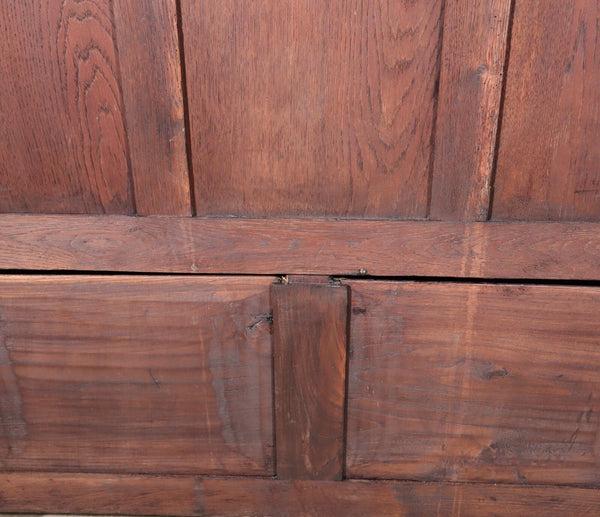 72" Tall Antique French Gothic Revival Oak Wood Bench/Settee/Chair Highly Carved