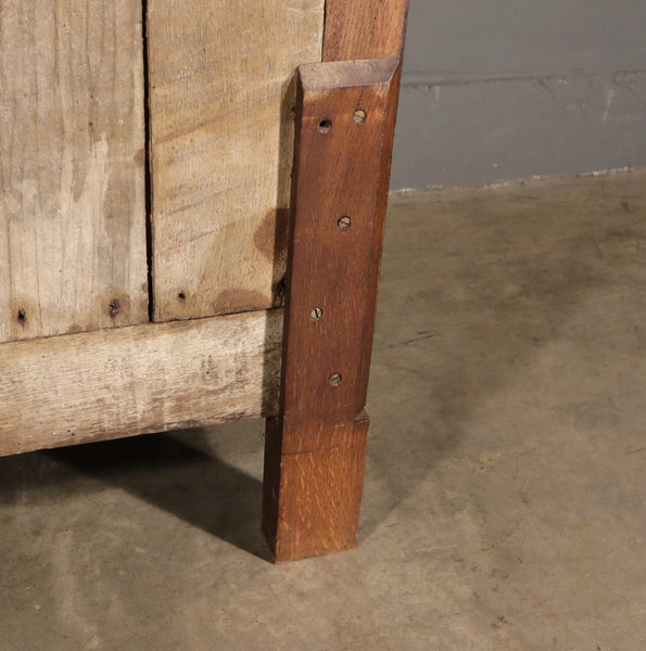 Antique French Louis XV Oak Dresser/Commode/Chest of Drawers Highly Carved