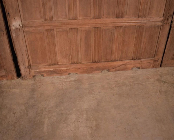 33 Feet Antique French Solid Oak Wood Boiserie/Paneling/ Wainscoting Early 1800's