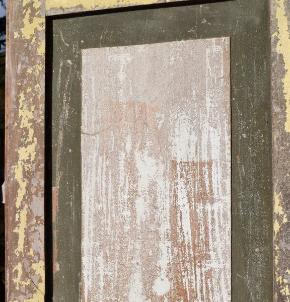 78" Tall Set of 10 Rustic Painted Antique Boiserie/Panels-in Solid Wood