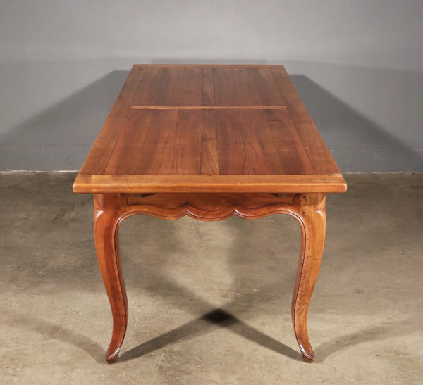 Vintage French Provencal Farm Table/Desk/Dining Table in Solid Cherry Wood