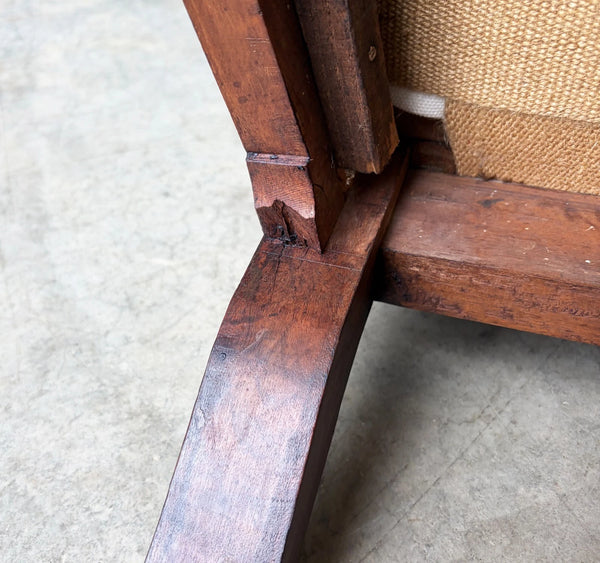 Share French Antique Solid Oak Wood Church Prie Dieu/Kneeler Christian Highly Carved