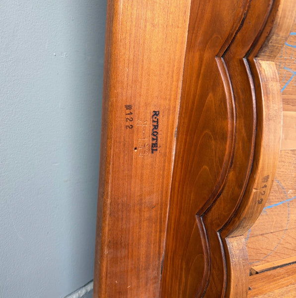 Vintage French Provencal Farm Table/Desk/Dining Table in Solid Cherry Wood