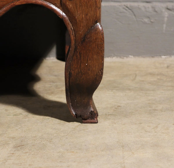 Large Antique French Provincial Three Door Sideboard/Buffet in Solid Oak Wood