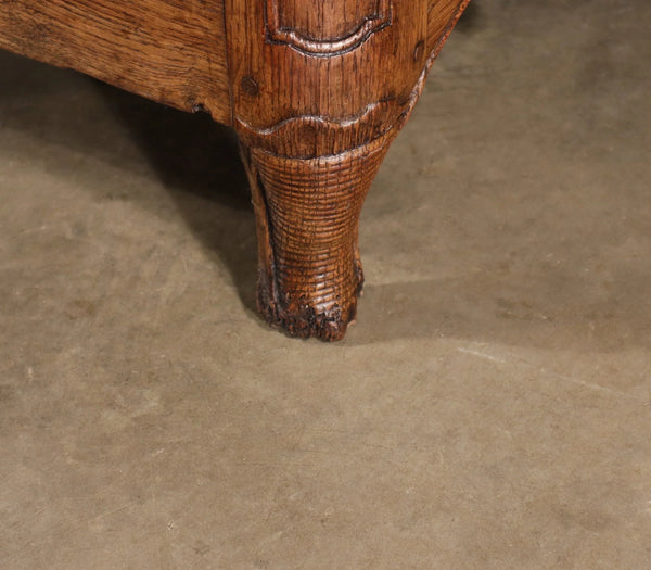 Antique French Louis XV Oak Dresser/Commode/Chest of Drawers Highly Carved