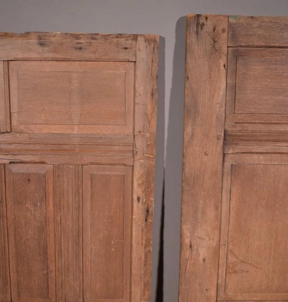 33 Feet Antique French Solid Oak Wood Boiserie/Paneling/ Wainscoting Early 1800's