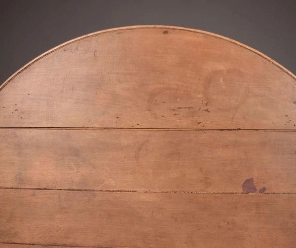 Antique French Solid Oak and Ash Rustic Wood Wine Tasting Table Tilt Top