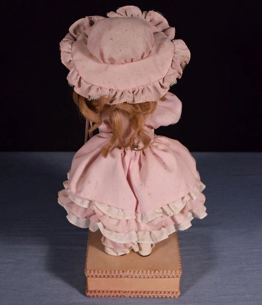 Porcelain Doll by Seymour Mann, Rare Automated Music Box #383
