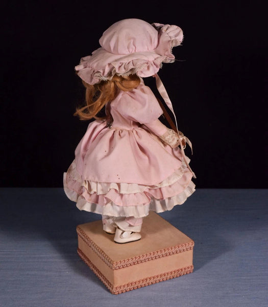 Porcelain Doll by Seymour Mann, Rare Automated Music Box #383