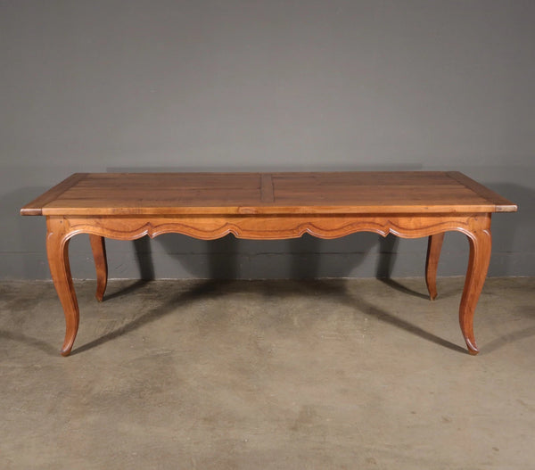 Vintage French Provencal Farm Table/Desk/Dining Table in Solid Cherry Wood