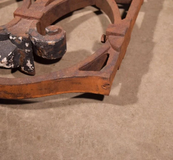 Set of 7 Matching 20" Tall French Cast Iron Panels/Fence Ornament "Fleur De Lis"