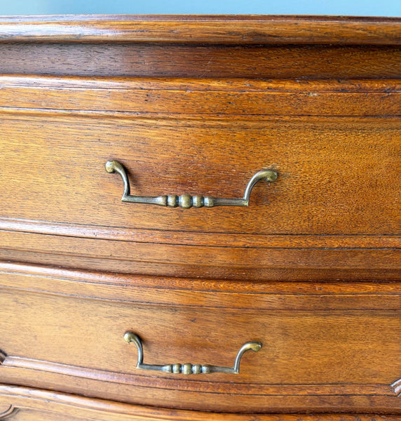 Antique French Solid Oak Wood Lingerie Chest of Drawers/Dresser/Chiffoniere