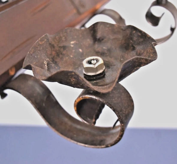 Vintage French Castle Chandelier Hanging Lamp