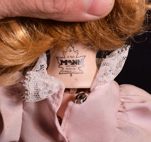 Porcelain Doll by Seymour Mann, Rare Automated Music Box #383