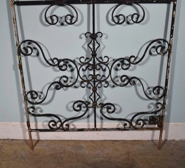 84" Tall Large Vintage European Iron Gate/Door Panel Salvage Garden
