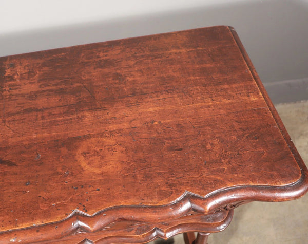 Antique French Petrin (Dough Box) in Highly Carved Solid Walnut and Pine Wood