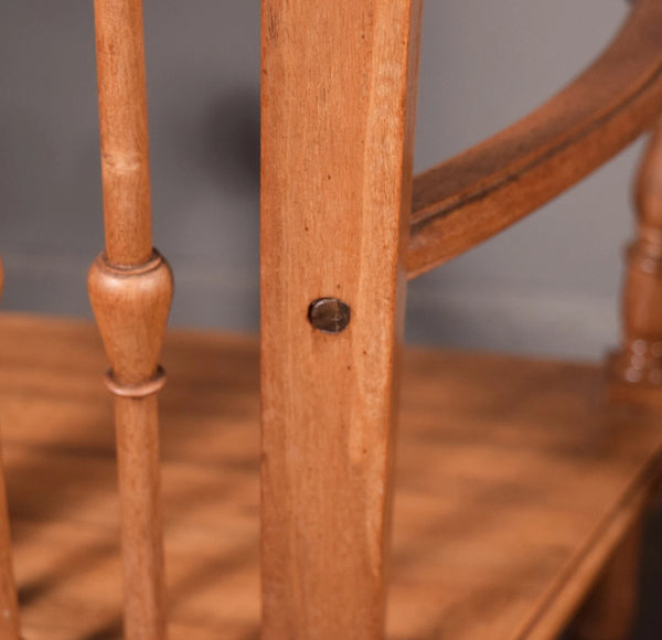 Pair of Antique Renaissance Revival Arm Chairs Solid Walnut Hand Carved Jesters