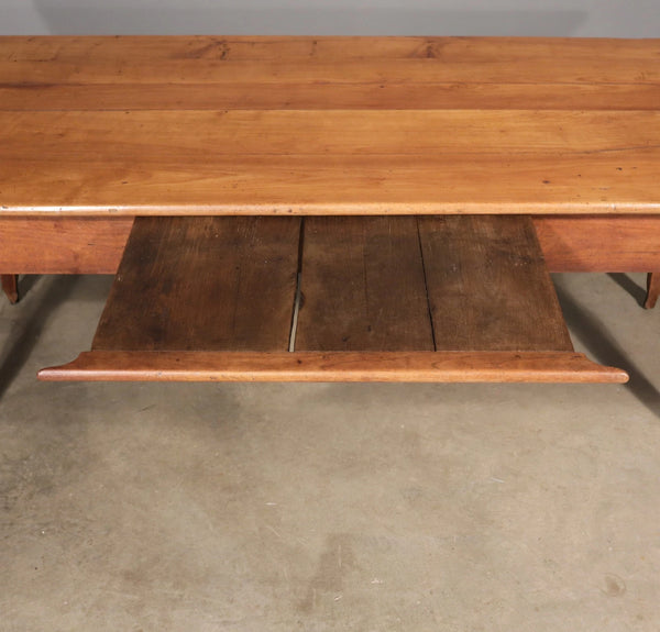 Antique French Provincial Farm Table/Desk/Dining Table in Solid Cherry Wood