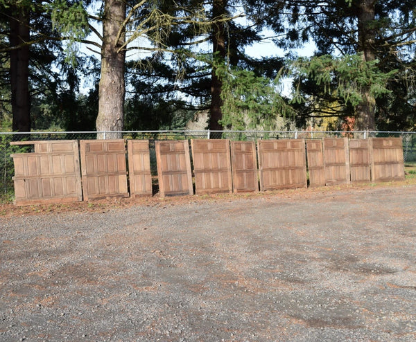 33 Feet Antique French Solid Oak Wood Boiserie/Paneling/ Wainscoting Early 1800's